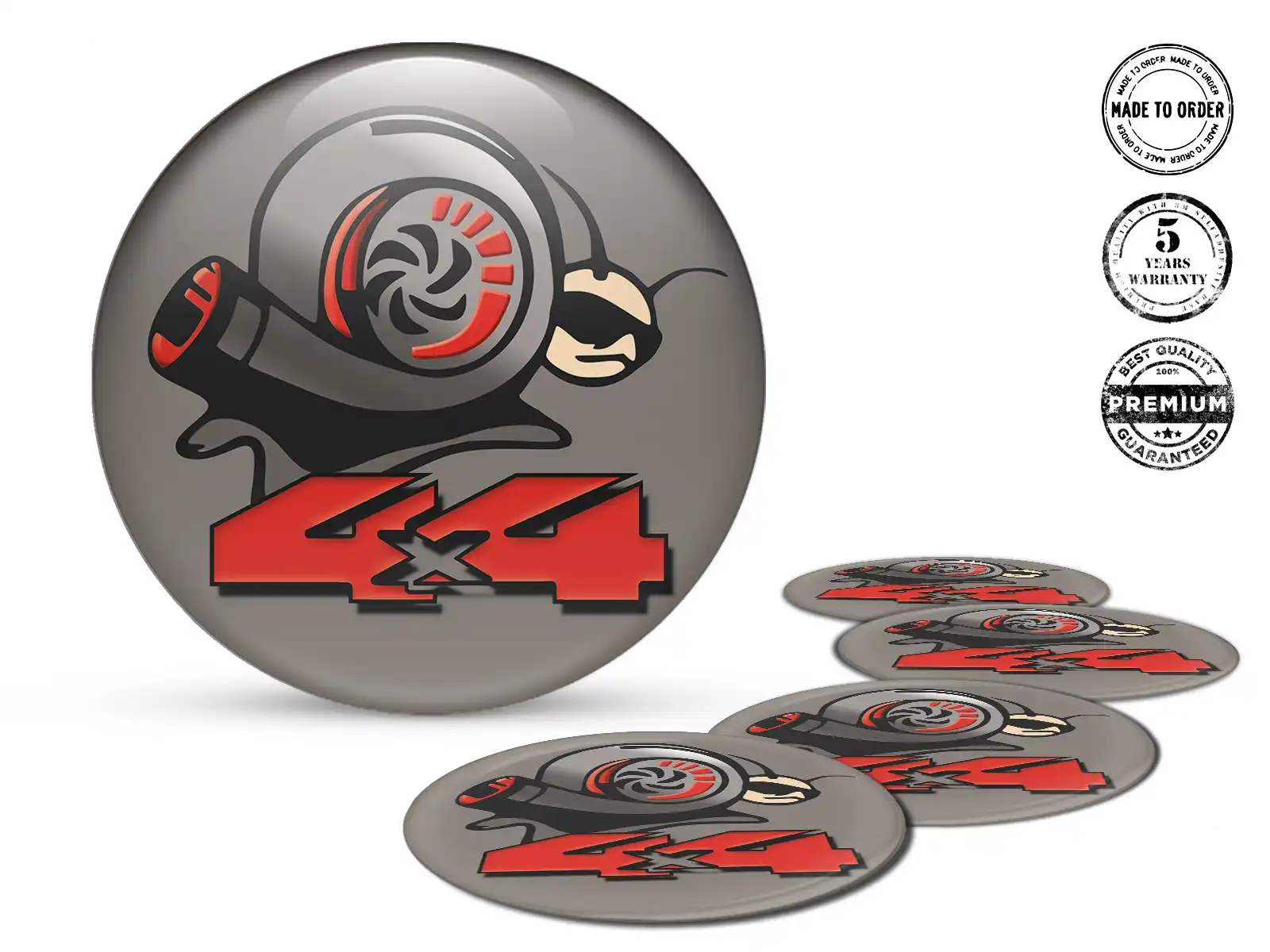 Logo Pegatina Tapacubos Núcleo Thrust Radiant Supremo